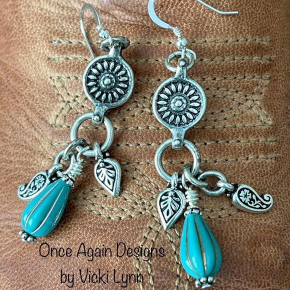 Hand Crafted Jewelry - ARTISAN Earrings “Southwestern Charm” Dangles